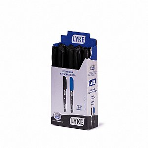 Marcador CD/RETROPROJETOR - PRETO 2.0 MM - CAIXA 12 UND - LYKE