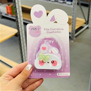 Fita corretiva Coelhinho LILÁS - BLISTER 1 UND  - FOFY