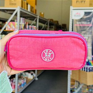 Estojo TEEN FOFY ROSA (2 zípers) - UNIDADE - FOFY