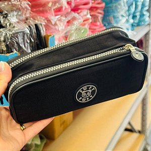 Estojo TEEN FOFY PRETO (2 zípers) - UNIDADE - FOFY