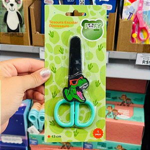 Tesoura escolar DINOSSAURO - FOFY