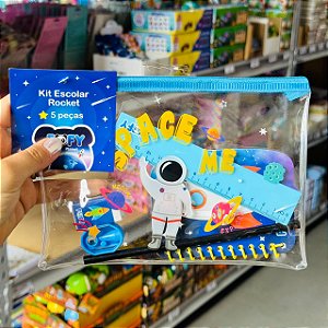 Kit escolar ROCKET-  5 peças - FOFY
