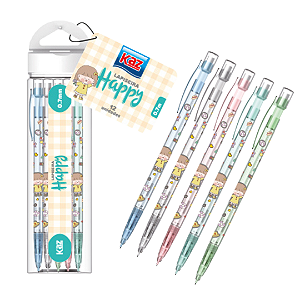 Lapiseira Fantasia 0.7 MM HAPPY - POTE 12 UND - KAZ