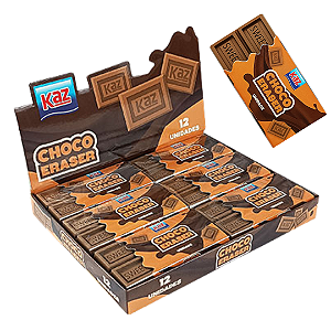 Borracha Fantasia Chocolate - CAIXA 12 UND  - KAZ