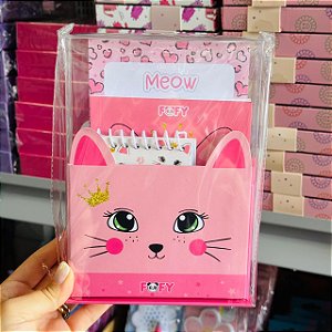 Kit de Anotações Gatinhos - FOFY