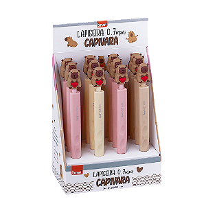 Lapiseira plástica 0,7MM CAPIVARA - UND - BRW