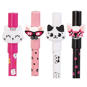Caneta esferográfica apagável 0.7MM - Paws - UNIDADE SORTIDA  - BRW