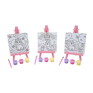 Tela de pintura com cavalete MINI - UNIDADE - LEO E LEO