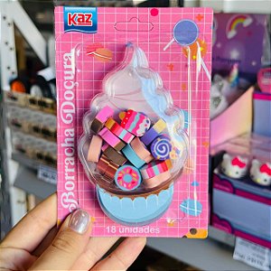 Borracha Fantasia DOCURA MINI - BLISTER 18 PEÇAS   - KAZ