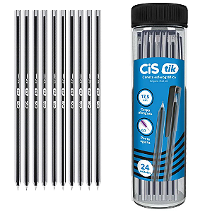 Caneta ESF PRETA  CIS TIK - POTE C/ 24 UND - CIS