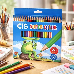 Lapis de cor 24 cores SUPER COLOR - CIS
