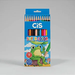 Lapis de cor 12 cores  SUPER COLOR  - CIS