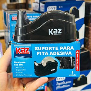 Suporte para fita adesiva  12X30 P PRETO  - KAZ