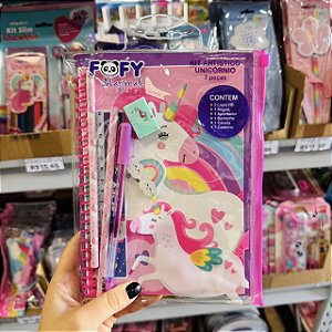 Kit artistico ZIPLOCK Unicórnio - KIT  7 PCS -   FOFY