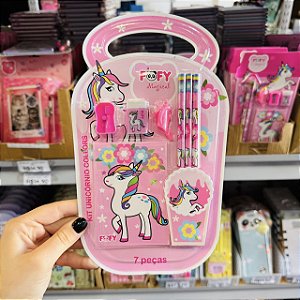 KIT UNICORNIO COLLORS - KIT 7 PECAS FF6183 - FOFY