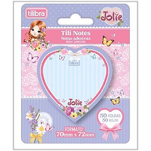 Bloco TILI NOTES CORAÇÂO JOLIE - UND - TILIBRA