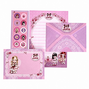 Papel Carta Envelope JOLIE - UND - TILIBRA