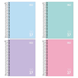 Agenda Espiral ZIP COLORS 2027 - UND SORTIDA - TILIBRA