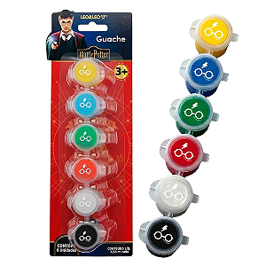 Guache HARRY POTTER 6 CORES 3.68 ML BLISTER -  LEO E LEO