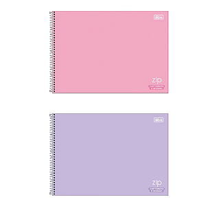 Caderno Espiral Cartografia ZIP 80F- UND SORTIDA - TILIBRA
