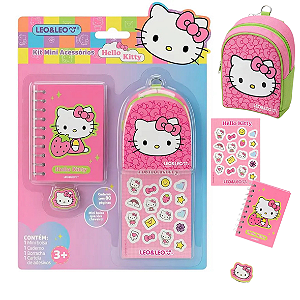 Kit mini acessórios HELLO KITTY  - LEO E LEO
