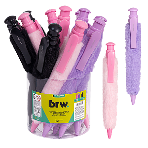 Caneta GIGANTE INFINITY PLUSH TINTA AZUL E PRETA - UND - BRW
