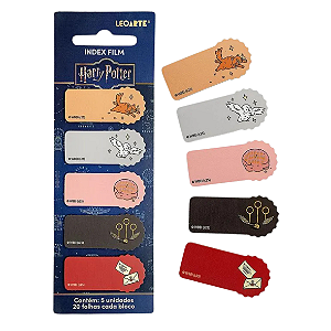 Bloco Index HARRY POTTER - BLISTER C/ 5 BLOCOS 20F - LEO E LEO
