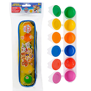 Guache c/ estojo PATRULHA CANINA 6 CORES 15 ML - LEO E LEO