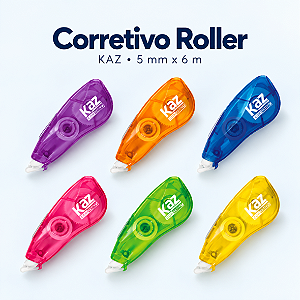 Fita Corretiva Roller 5MMX6M - KAZ