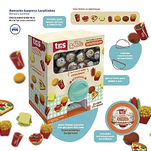 Borracha Lanches  SURPRESA -  DISPLAY  50UND - TRIS