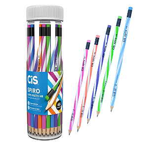 Lápis Preto SPIRO -  POTE C/48 UND - CIS