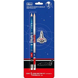 Kit Escolar NASA - BLISTER 3 PEÇAS - TILIBRA