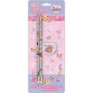 Kit Escolar JOLIE - BLISTER 3 PEÇAS - TILIBRA