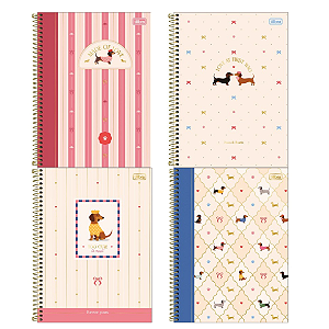 Caderno CD UNIV BROWNIE 1M 80F - UNIDADE SORTIDA - TILIBRA