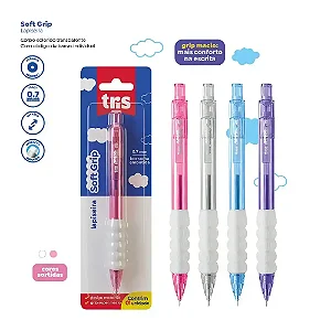 Lapiseira Tris Soft Grip 0.7MM - BLISTER 1 UND  - TRIS