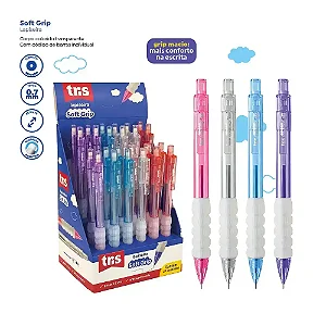 Lapiseira Tris Soft Grip 0.7MM - DISPLAY  24UND - TRIS