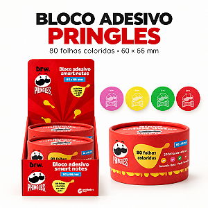 Bloco Smart Notes 60x66MM PRINGLES POTE C/ 4 BLOCOS UND- BRW