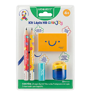 Kit Escolar BIG COLOR JOY C/ ADAPTADOR - LEO & LEO
