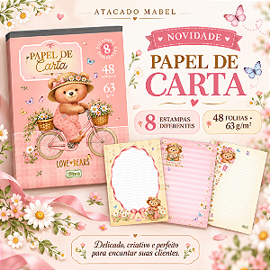 Caderno Colado Papel Carta LOVE 48F - UNIDADE - TILIBRA