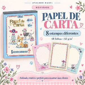 Caderno Colado Papel Carta DOGGY 48F - UNIDADE - TILIBRA