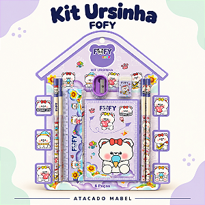 KIT URSINHA C/ 16 PEÇAS - FOFY