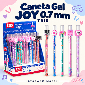 Caneta Gel JOY 0.7-  DISPLAY 15UND - TRIS