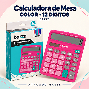 Calculadora de MESA  COLOR 12DÍGITOS - BAZZE