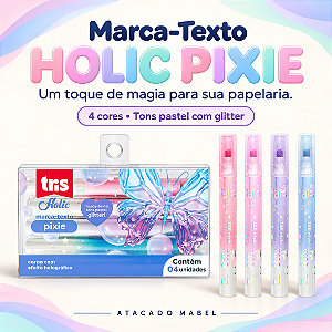 Marca Texto HOLIC PIXIE 4 CORES - TRIS