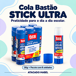 Cola Bastão ULTRA 20G - 6UND - TRIS