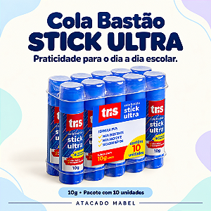 Cola Bastão ULTRA 10G - 10UND - TRIS