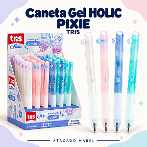 Caneta Gel PIXIE 0.5mm UND - TRIS