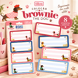 Etiqueta Adesiva BROWNIE - UND - TILIBRA