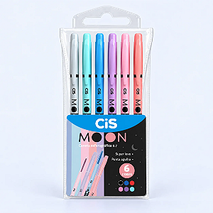 Caneta MOON EST C/6 UND - CIS