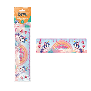 Régua Lenticular 15 CM SONHO DE UNICÓRNIO UND - BRW